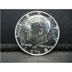 1969 S Silver Gem Proof Kennedy Half Dollar
