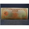 Image 2 : One Hundred Dollar Gold Certificate 24K Gold Foil Note (Not Legal Tender)