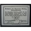 Image 2 : 1920 German Notgeld Crisp Uncirculated Note