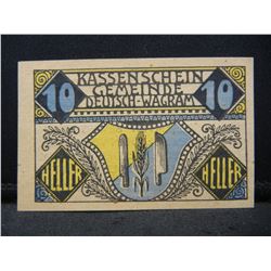 1920 German Notgeld Crisp Uncirculated Note