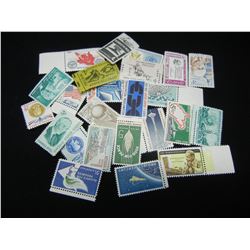 25 Vintage Unused Postage Stamps 1960's