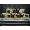 Image 2 : Clad 5 One Gram 100 Mills .999 Fine Gold Clad