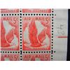 Image 2 : Air Mail Vintage Unused Plate Block of 6 Five Cent Stamps