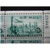 Image 2 : Air Mail Vintage Unused Plate Block of 15 Cent Stamps