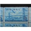 Image 2 : Air Mail Vintage Unused Plate Block of 25 Cent Stamps