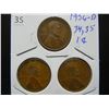 Image 2 : 1934, 35, 36D, 1935 PDS, 1936 PDS Wheat Cents, (9) Coins