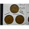 Image 3 : 1934, 35, 36D, 1935 PDS, 1936 PDS Wheat Cents, (9) Coins