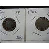 Image 2 : 1900, 06, 09 10 V Nickels
