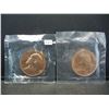 Image 1 : (2) Copper Rounds, Clinton Inauguration, James Garfield Inauguration