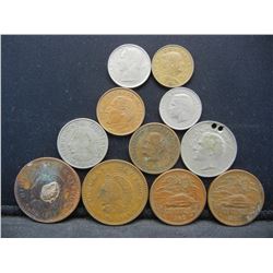(11) Foreign Coins and Tokens