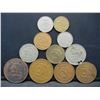 Image 2 : (11) Foreign Coins and Tokens