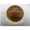 Image 3 : 1997-D Lincoln 1c.  Brass Plating.  PCI MS66 Red.