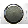 Image 2 : 1869 Shield 5c.  Fine.