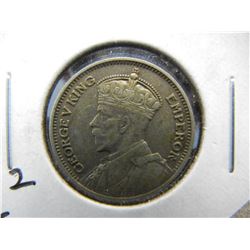 1935 New Zealand 6 Pence.  VF.