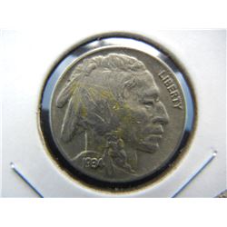1934 Buffalo 5c.  AU.
