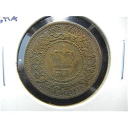 1861 Nova Scotia 1c.