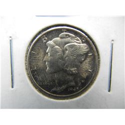 1945-S Mercury 10c.  Gem UNC.