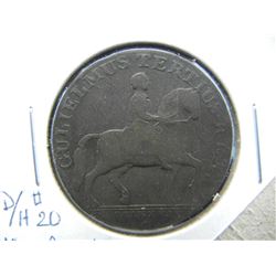 1791 Great Britain, Yorkshire, Hull Half Penny Conder Token.
