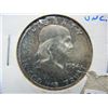 Image 1 : 1954 Franklin 50c.  Gem Toned UNC.