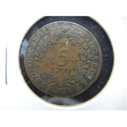1797 Portugal 5 Reis.  Scarce.
