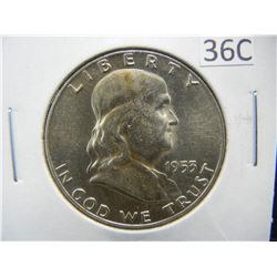1953-D Franklin 50.  UNC.