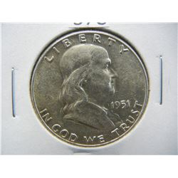 1951 Franklin 50c.  UNC.