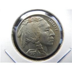 1937 Buffalo 5c.  UNC.