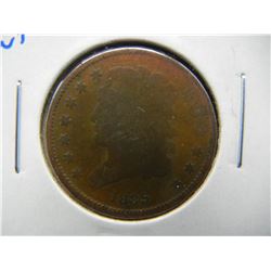 1835 Half Cent.  VG.