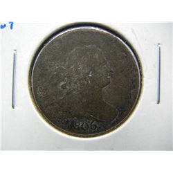 1806 Half Cent.  VG Details.