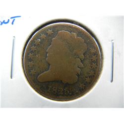 1825 Half Cent.  VG.