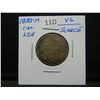 Image 3 : 1883-H Canada 25c.  VG.  Scarce.
