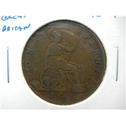 1888 Great Britain 1 Penny.
