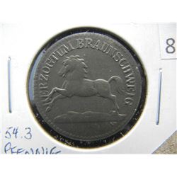 1918 Germany, Braunschweig 50 Pfennig Iron Notgeld.