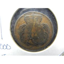 1775C Germany, Saxony 1 Pfennig. F-VF.