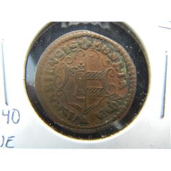 1835 ICM Germany, Wismar 3 Pfennig.  Fine.  Very Scarce.