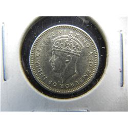 1941-I Malaya 5c.  UNC.  Silver.