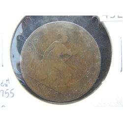 1875 Great Britain 1 Penny.
