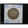 Image 3 : 1927 Australia Silver Florin.  Nice Type.  AU.
