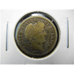 1903-O Barber 10c.  Good.