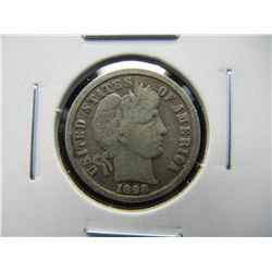 1898-S Barber 10c.  Good.