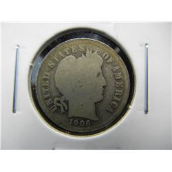 1906-S Barber 10c.  Good.
