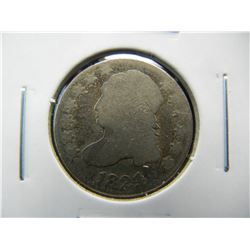 1824/2 Bust 10c.  Good+.