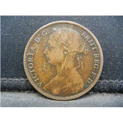 1888 Great Britain 1 Penny.  Scarce.