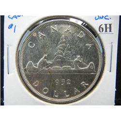 1952 Canada $1.  Nice UNC.
