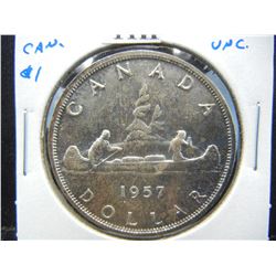1957 Canada $1.  Gem UNC.
