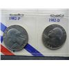 Image 2 : 1982 PD Key Date Quarters & Halves 4-Coin Uncirculated Set.