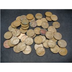Roll of 50 1931 Lincoln Head Cents.