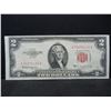 Image 1 : 1953-C Red Seal $2 United States Note.  Nice Crisp Note.  Serial # A74252131A