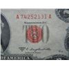 Image 2 : 1953-C Red Seal $2 United States Note.  Nice Crisp Note.  Serial # A74252131A