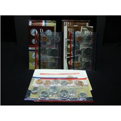 1984 1985 1986 United States 10-Coin Mint Sets With Original Government Packaging.